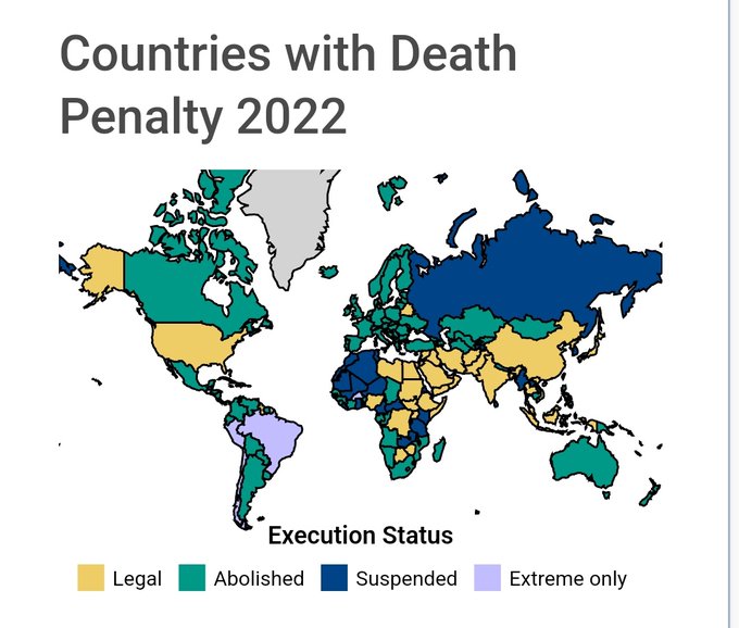 Countries with Death Penalty 2022