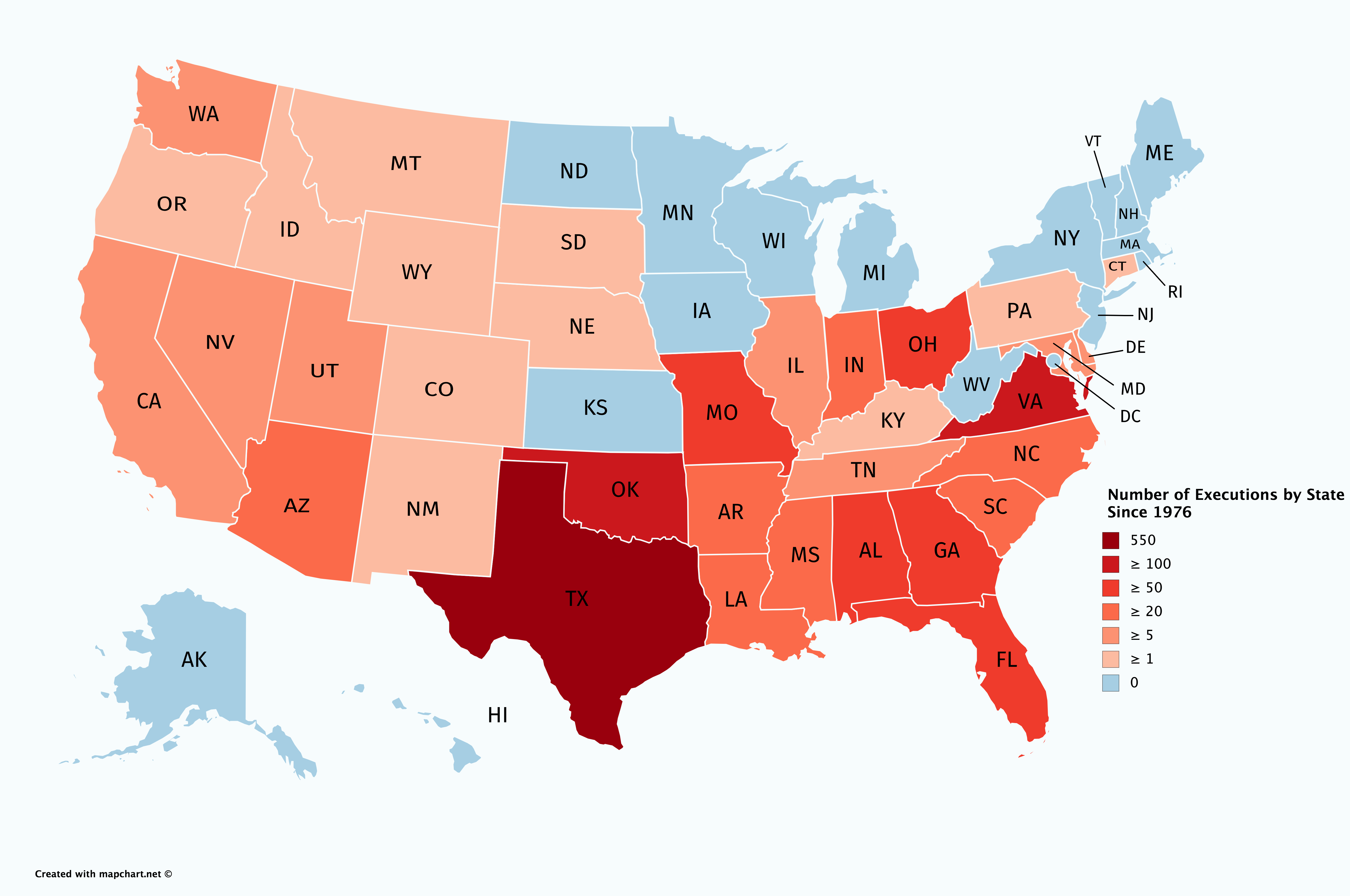 Death Penalty: Executions by State